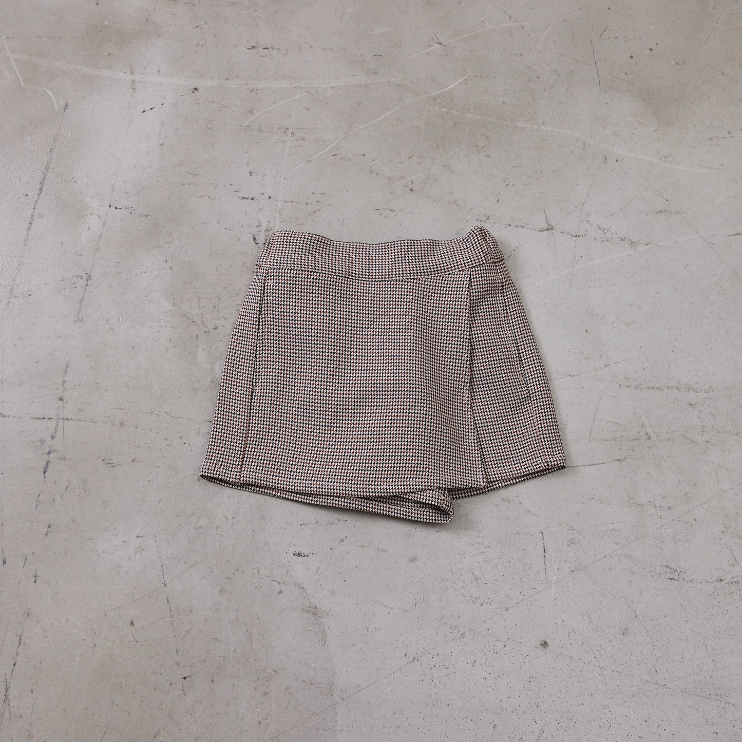 千鳥柄キュロット