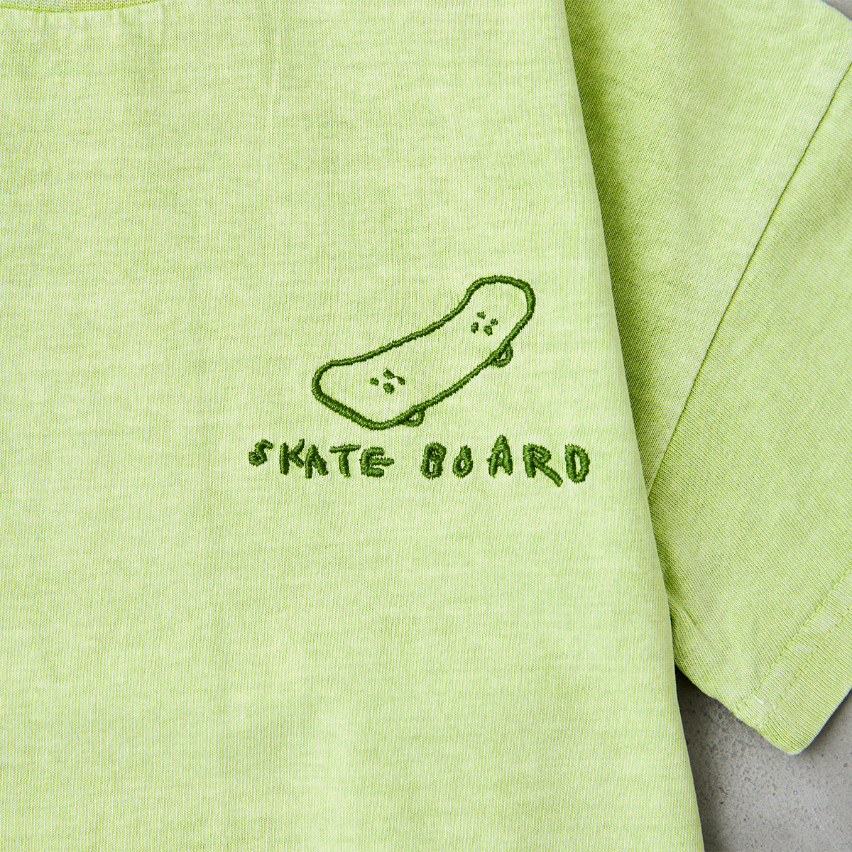 スケボー刺繍Tシャツ