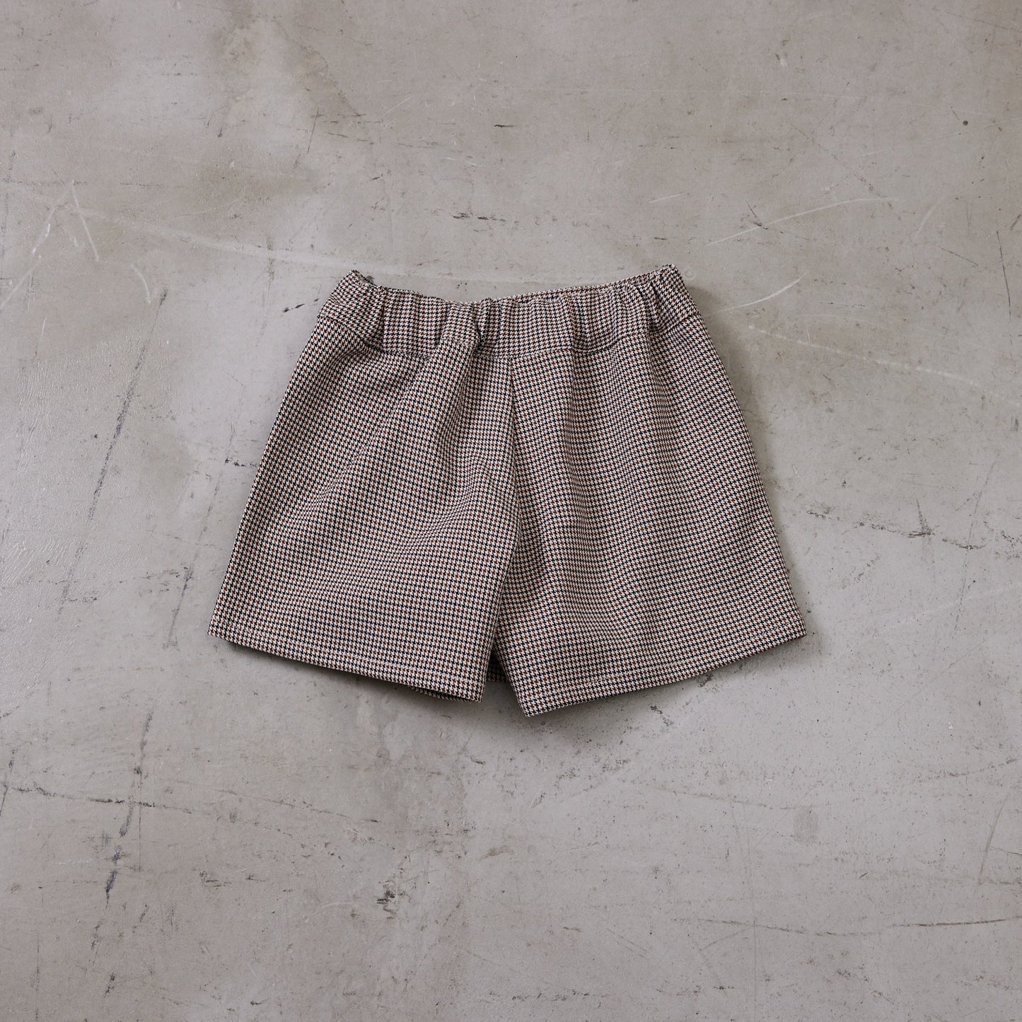 千鳥柄キュロット