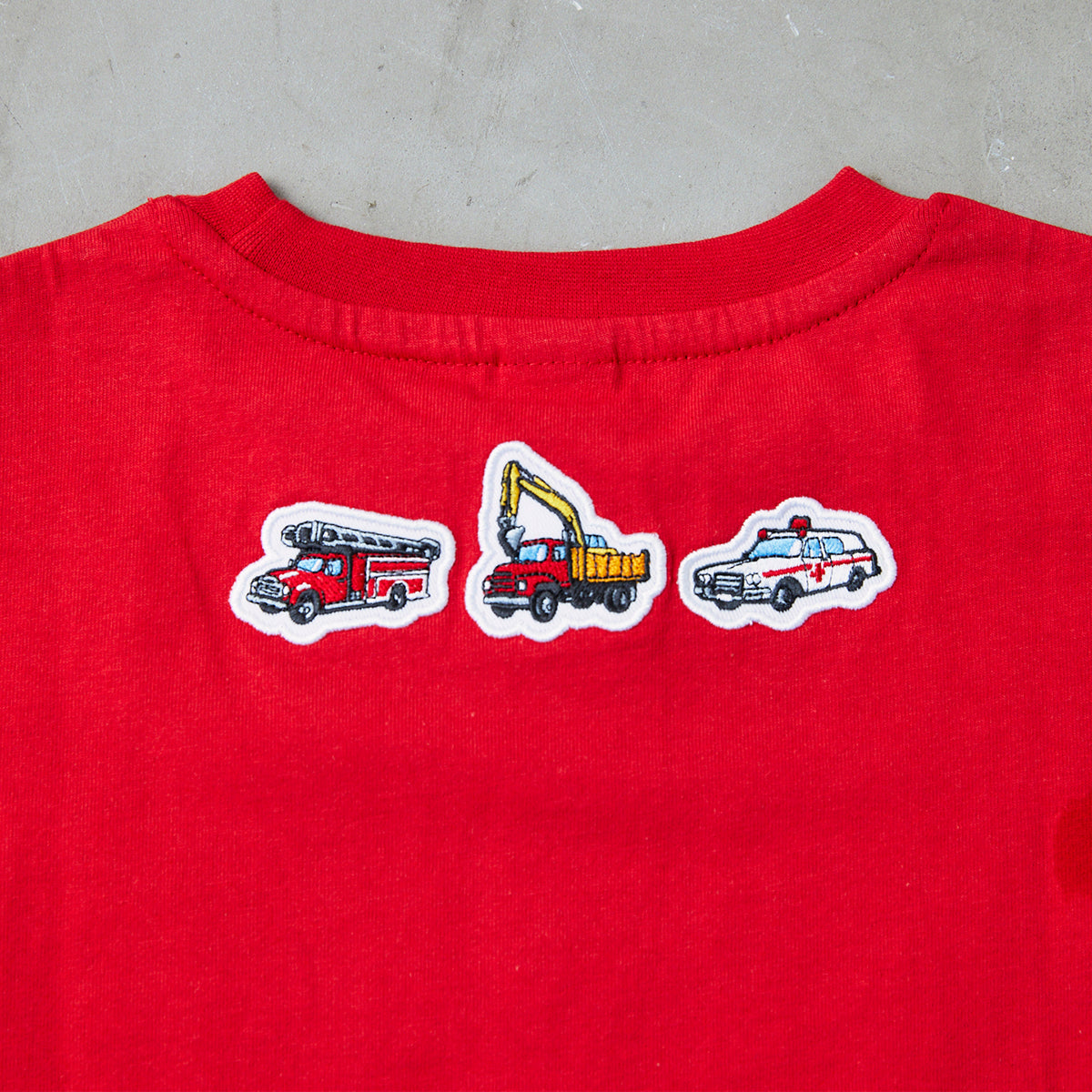 働く車プリントTシャツ