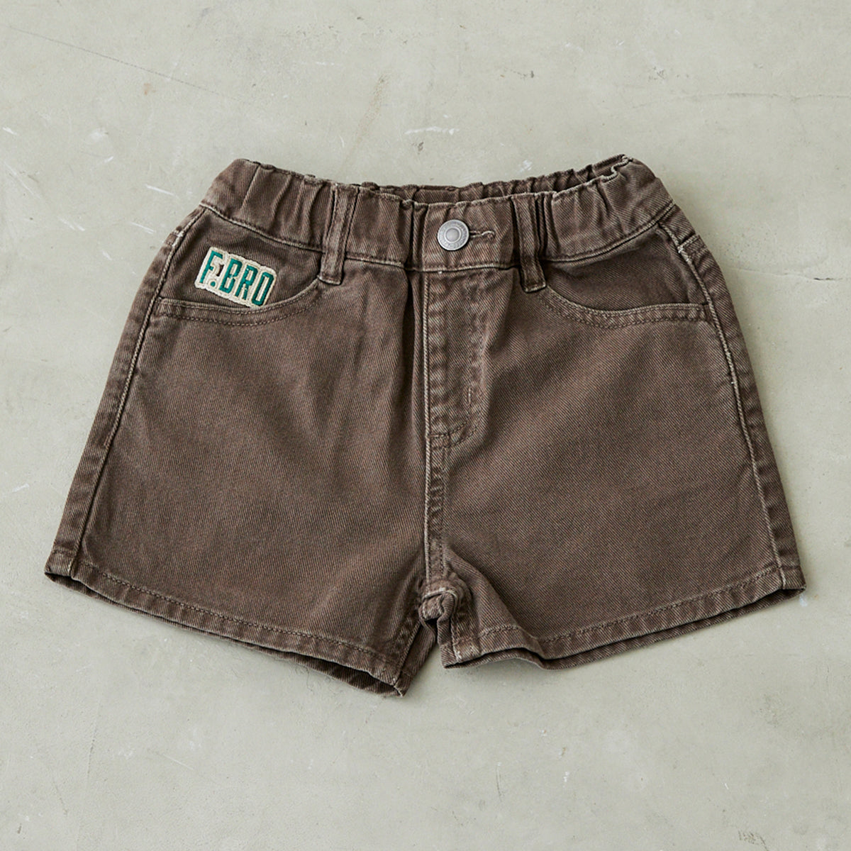 製品染めショートパンツ