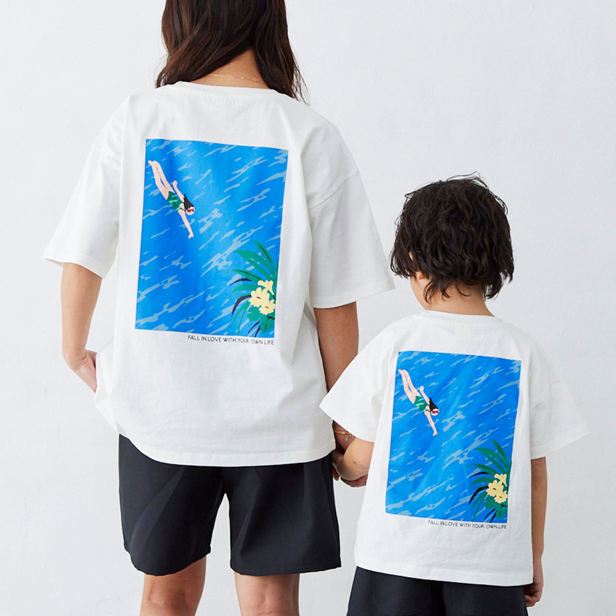 パネルプリントTシャツ
