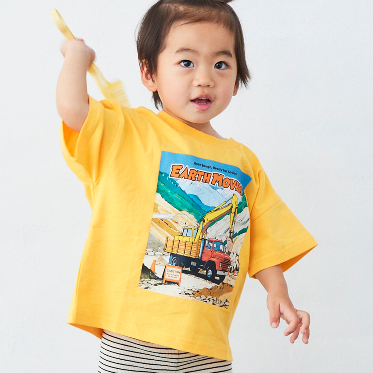 働く車プリントTシャツ