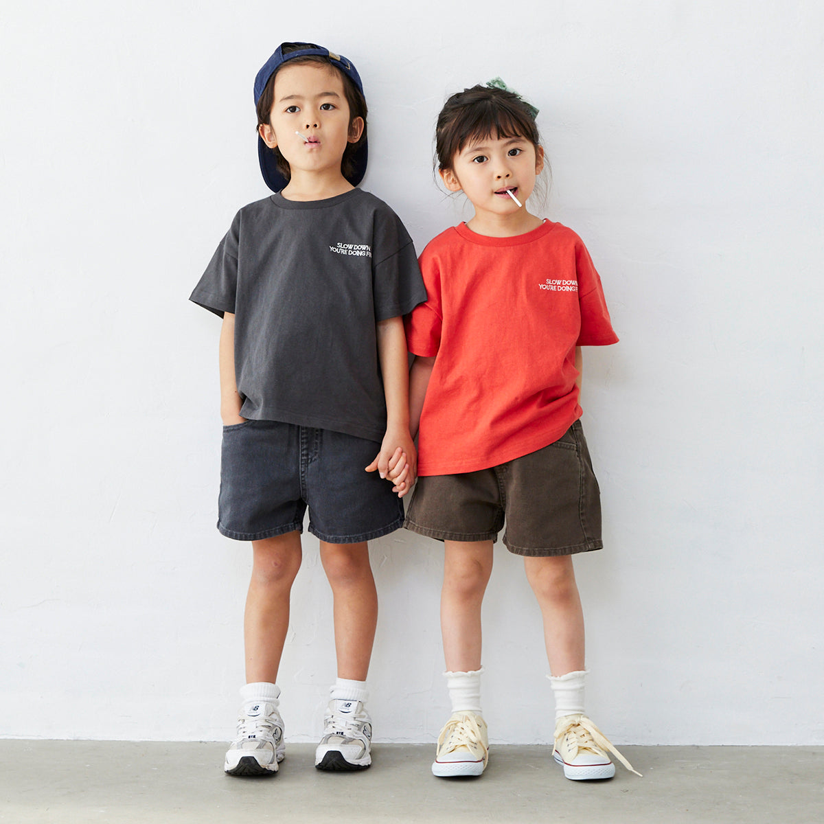 パネルプリントTシャツ