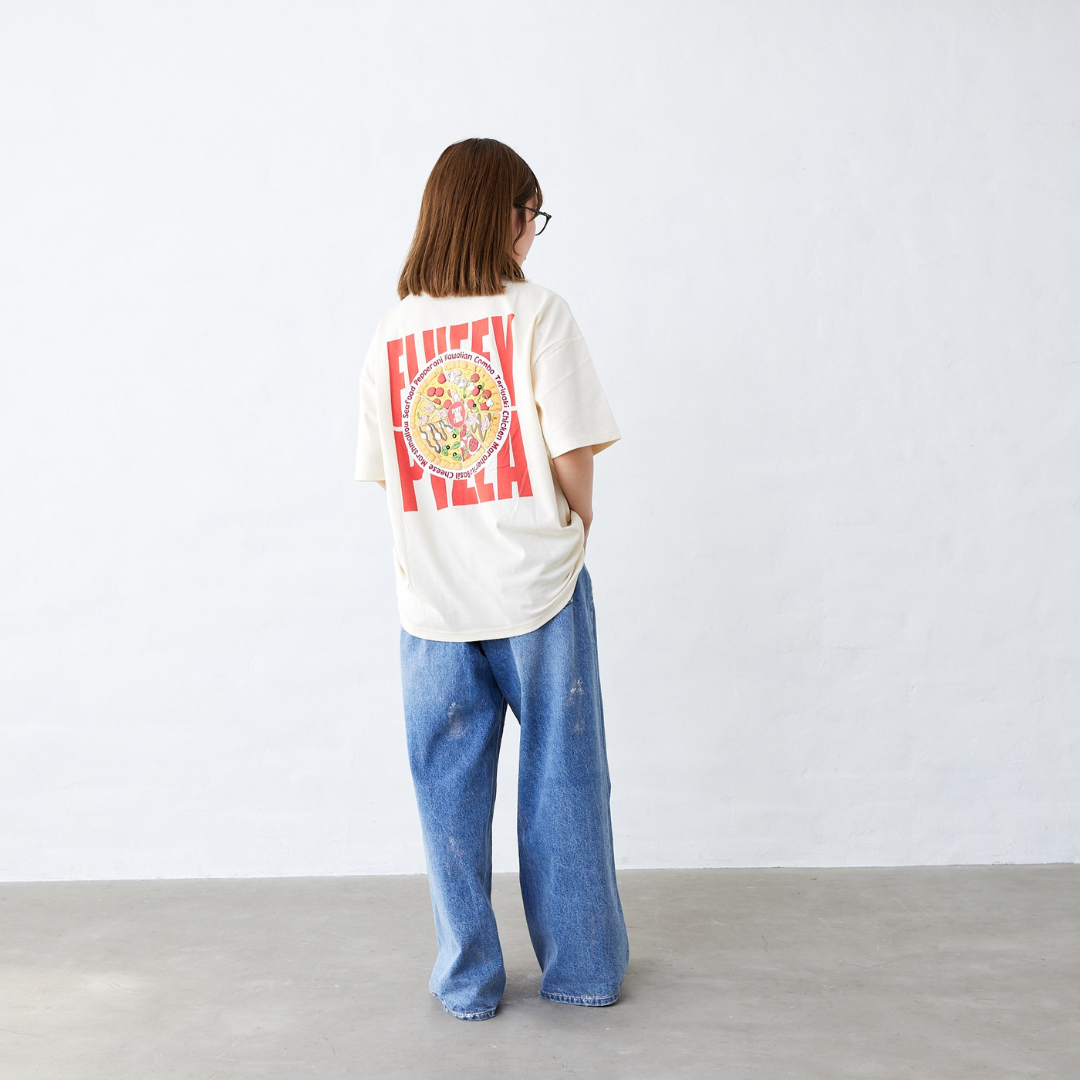 ピザT刺繍シャツ