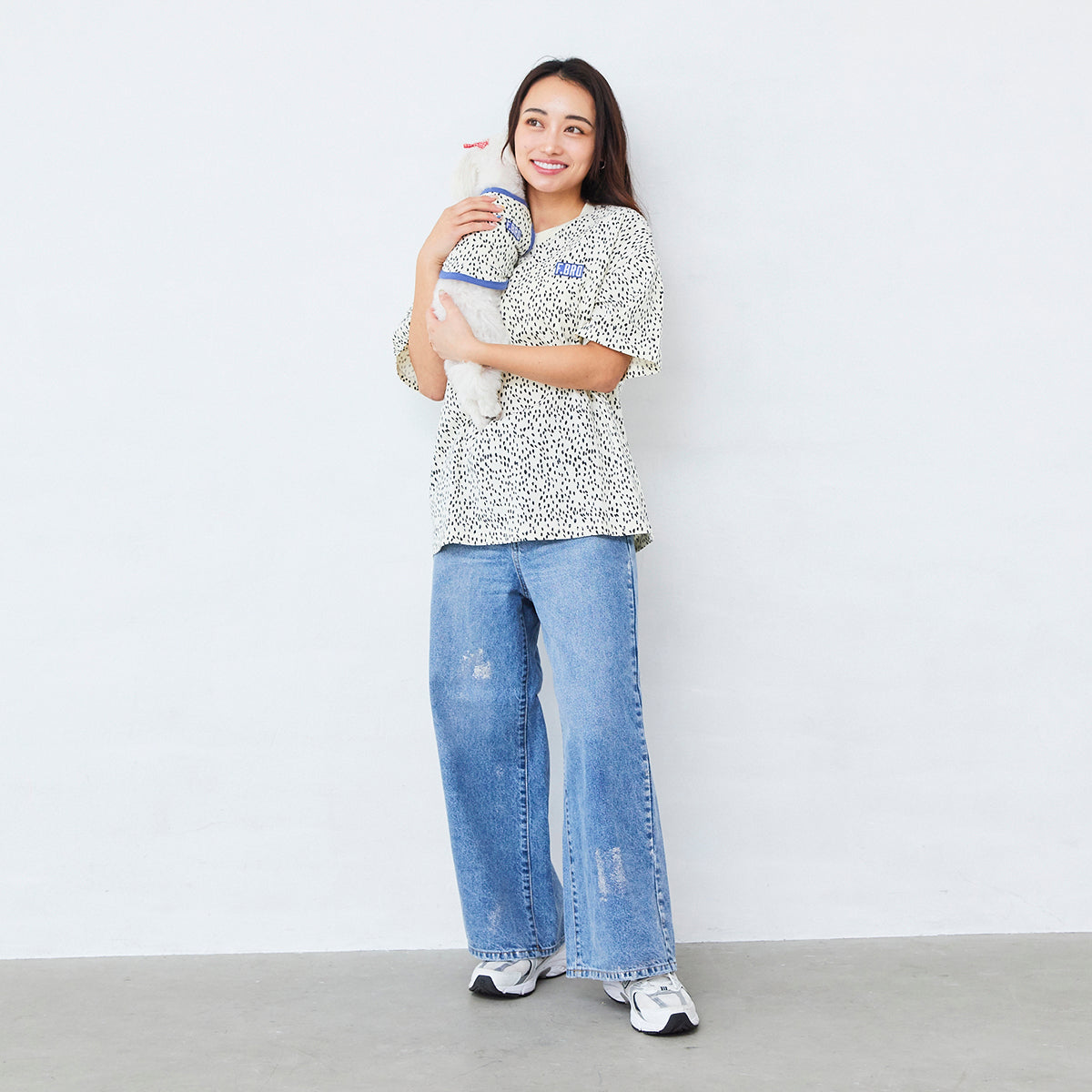 総柄Tシャツ