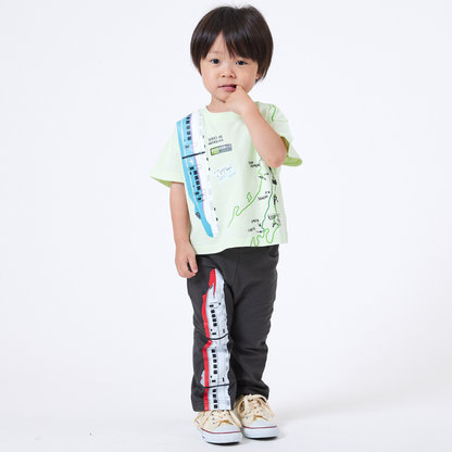 【JRの電車】連結プリントパンツ