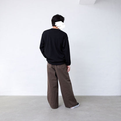 製品染めワイドパンツ