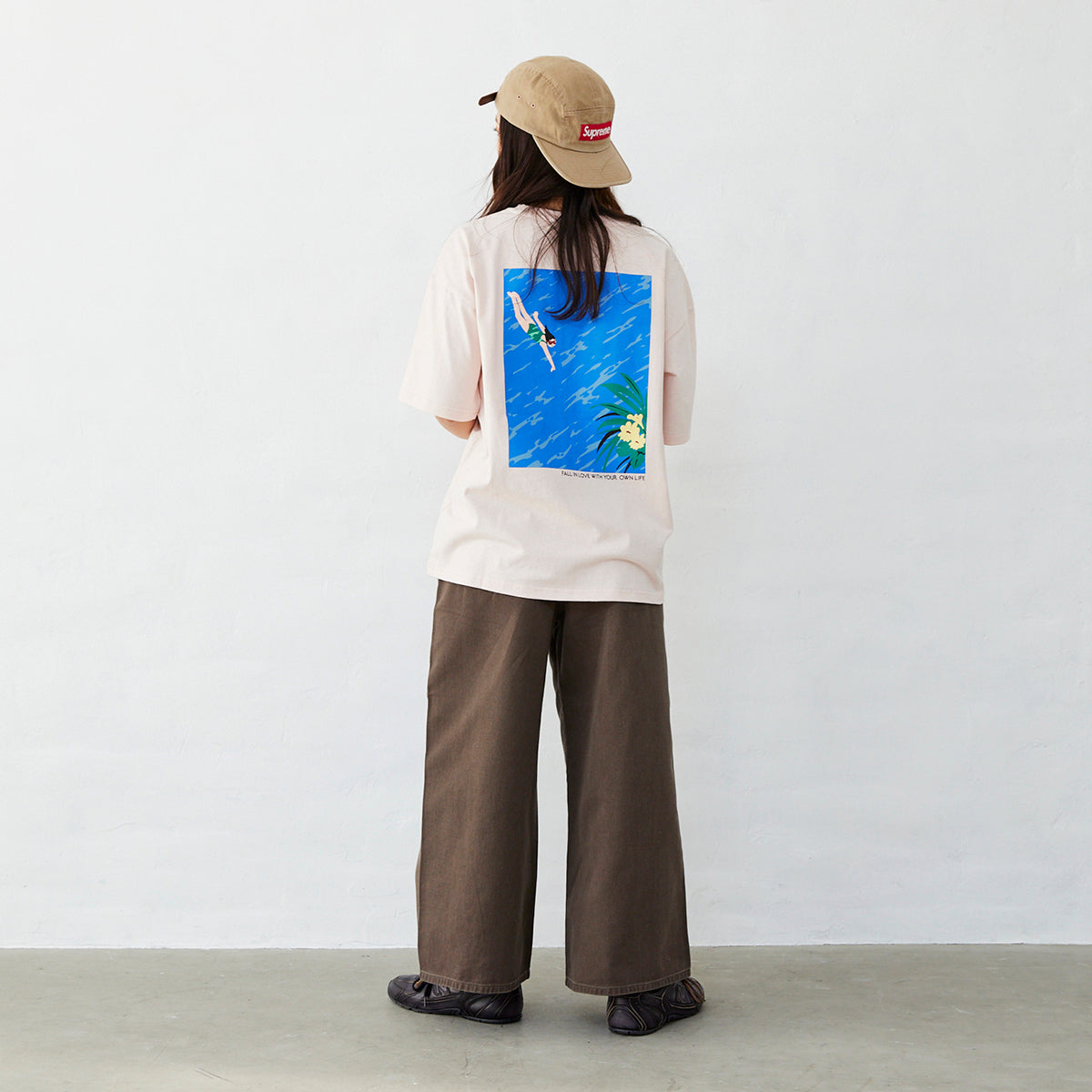 パネルプリントTシャツ
