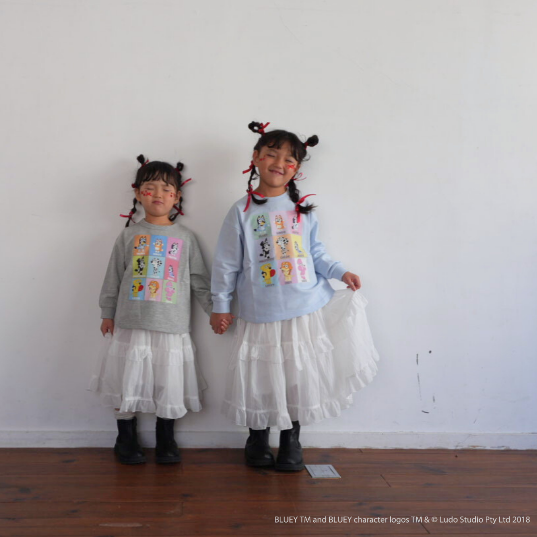 【ブルーイ】ミニ裏毛トレーナー