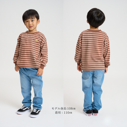 【FLUFFREE】ニットデニムパンツ