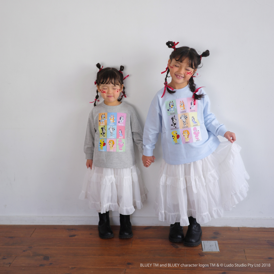 【ブルーイ】ミニ裏毛トレーナー