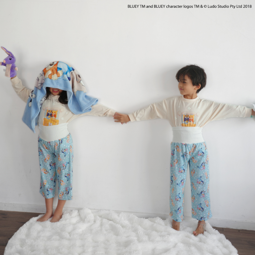 【ブルーイ】ロンT＆腹巻付きパンツパジャマ