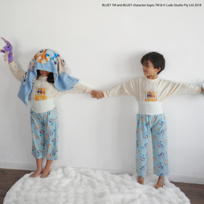 【ブルーイ】ロンT＆腹巻付きパンツパジャマ