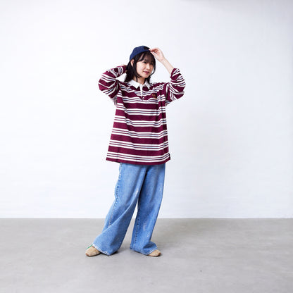 ボーダーラガーシャツ