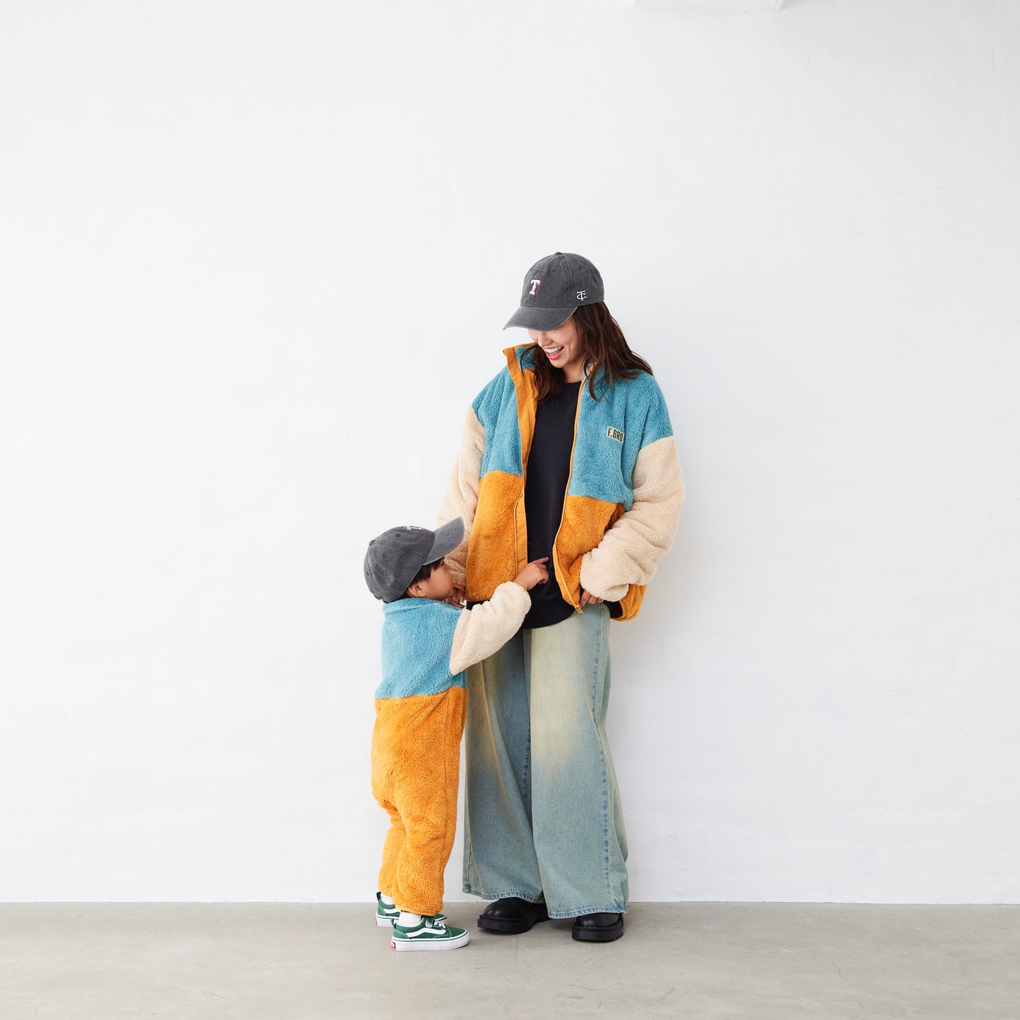 ボアジャンプスーツ