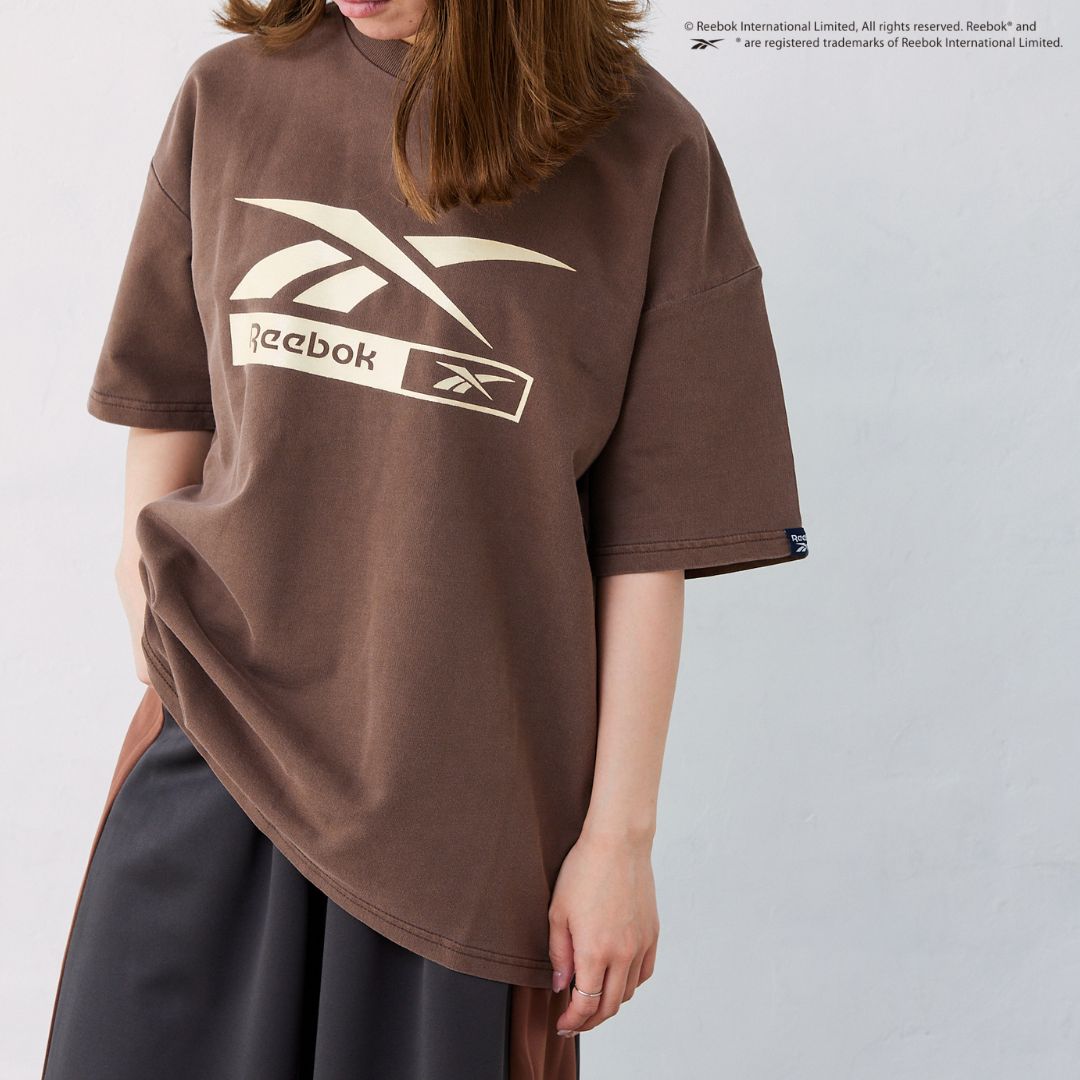 ホースプリントTシャツ　ブラウン　白 Reebok】プリントTシャツ – Fluffy BROTHERS