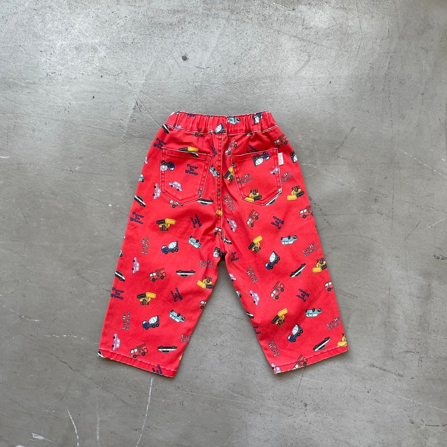 【働く車】総柄パンツ