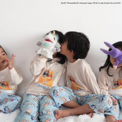 【ブルーイ】ロンT＆腹巻付きパンツパジャマ