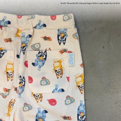 【ブルーイ】総柄フレアパンツ