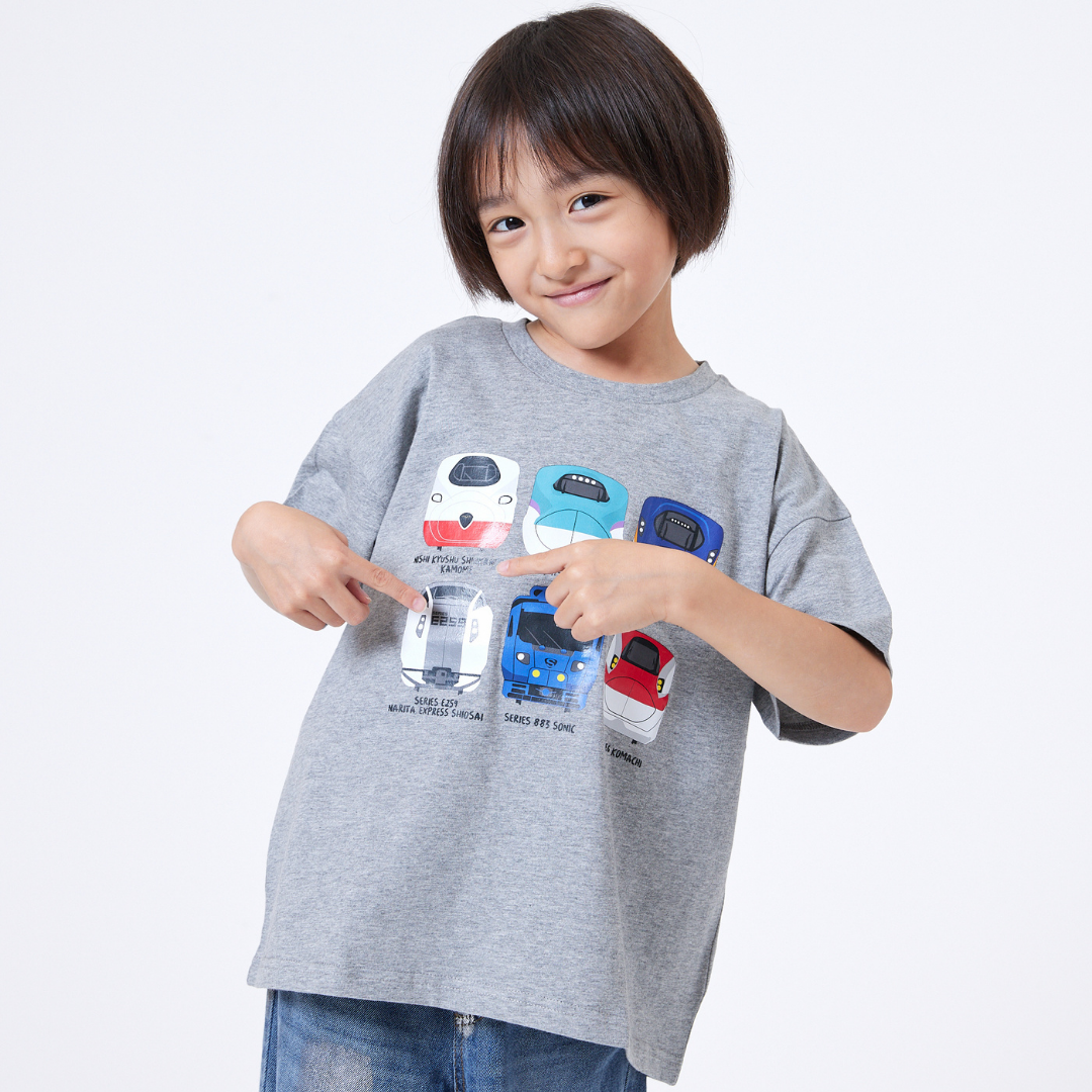 【JRの電車】プリントTシャツ