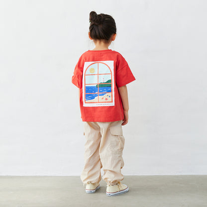 パネルプリントTシャツ