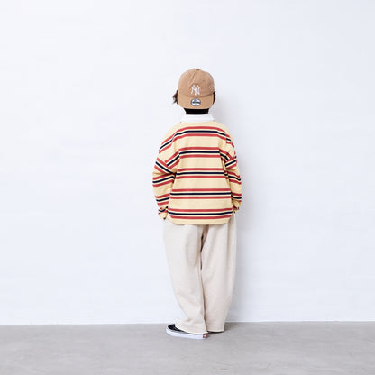 ボーダーラガーシャツ