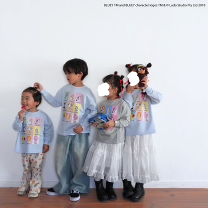 【ブルーイ】ミニ裏毛トレーナー