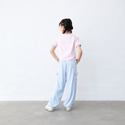リボン付きカーゴパンツ