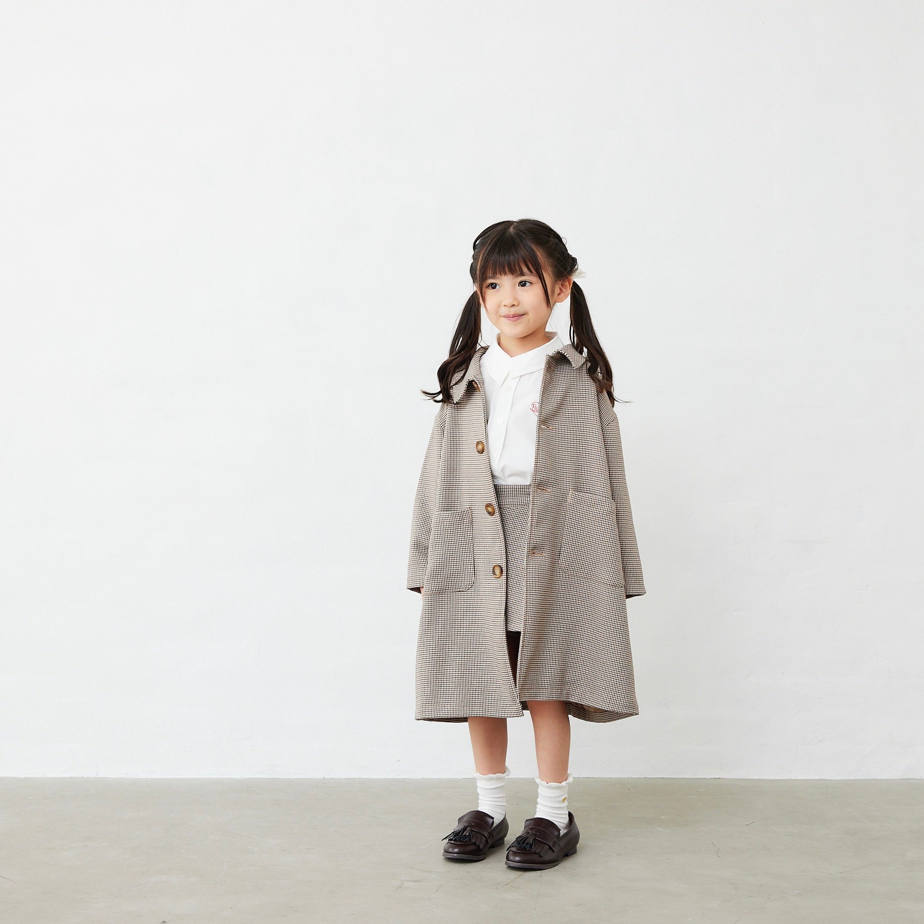 千鳥柄ロングコート – Fluffy BROTHERS