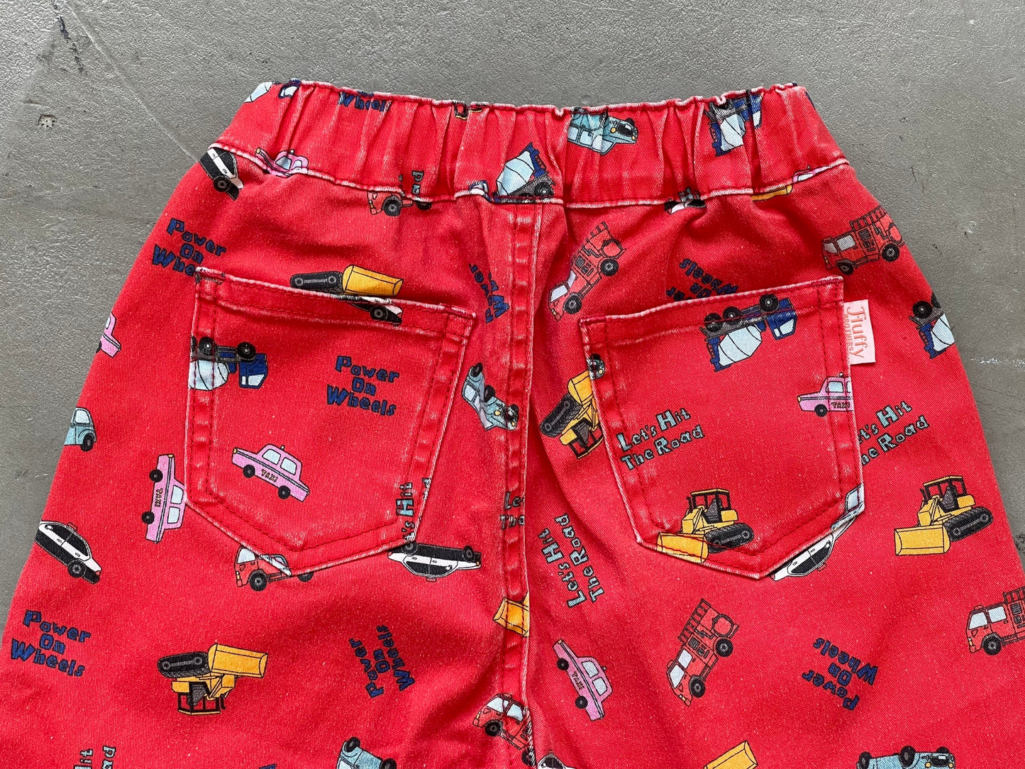 【働く車】総柄パンツ