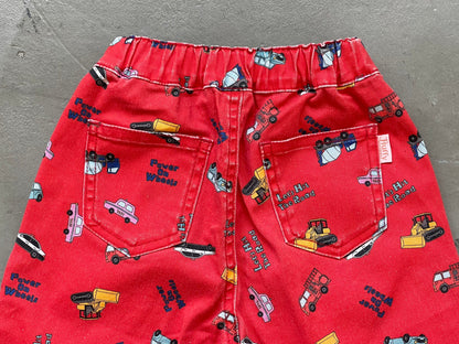 【働く車】総柄パンツ