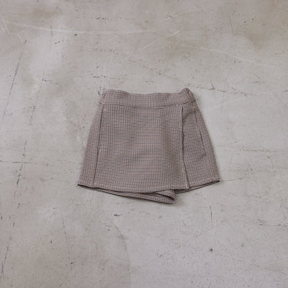 千鳥柄キュロット