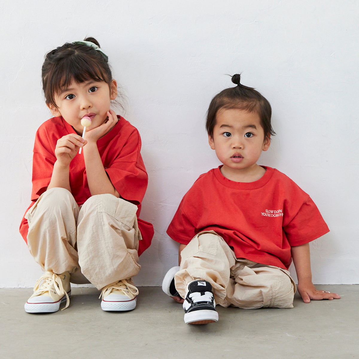 パネルプリントTシャツ