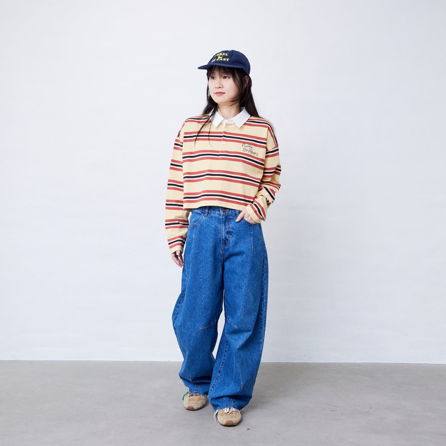 ボーダーラガーシャツ