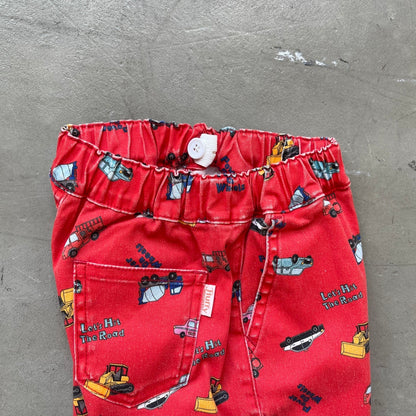 【働く車】総柄パンツ