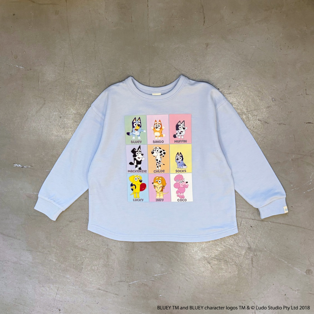 【ブルーイ】ミニ裏毛トレーナー