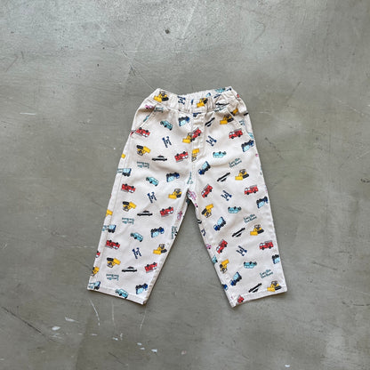 【働く車】総柄パンツ