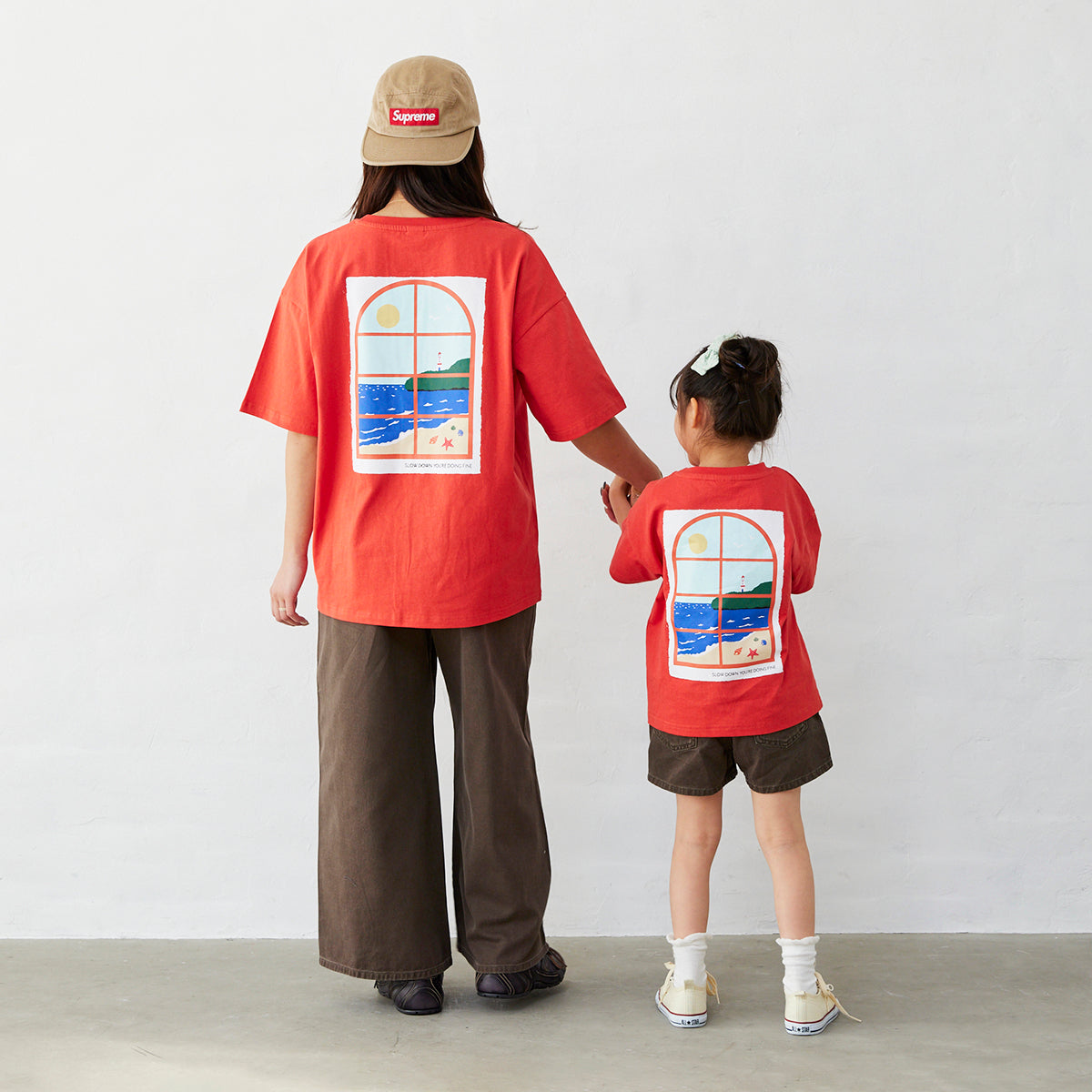 パネルプリントTシャツ