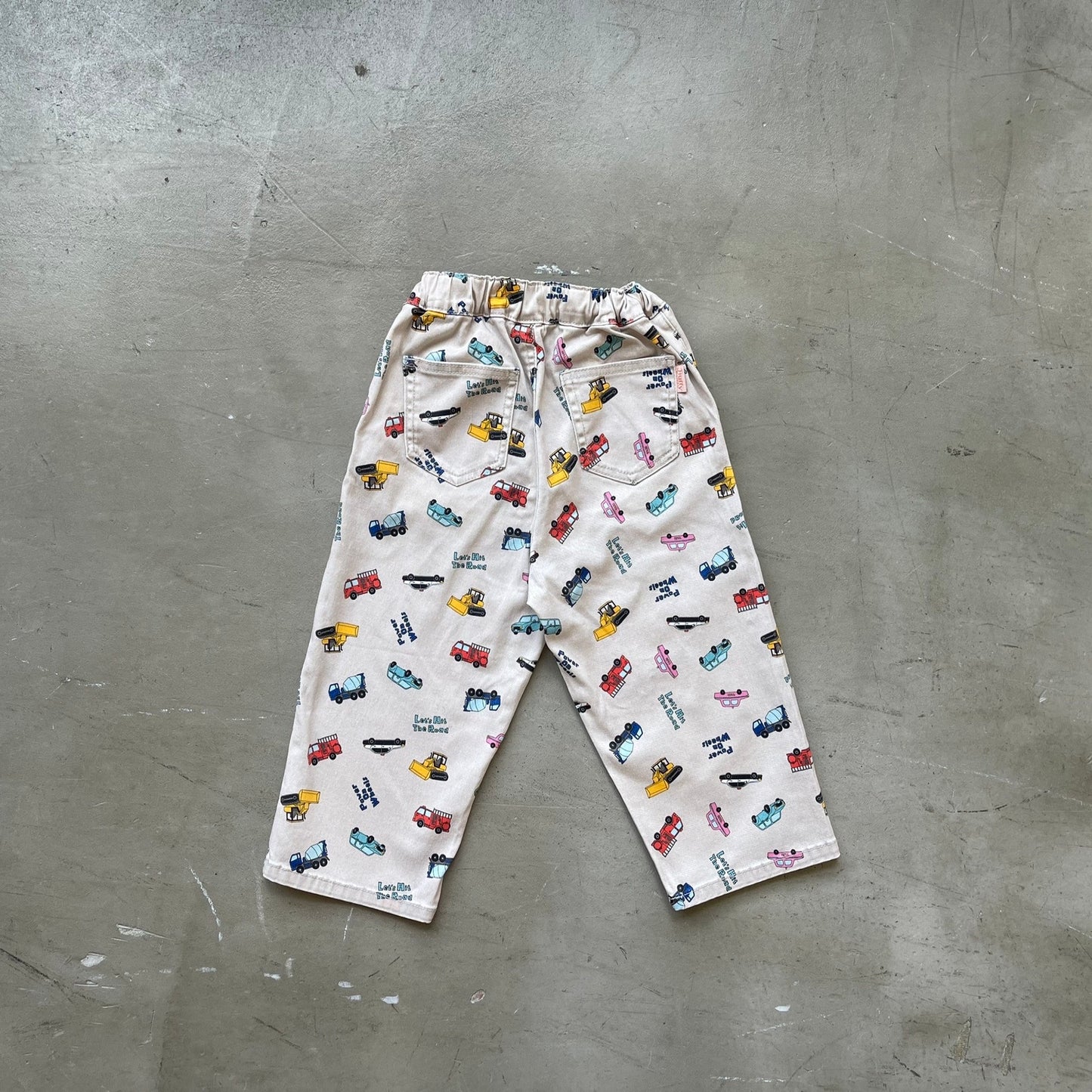 【働く車】総柄パンツ