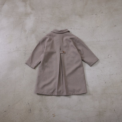 千鳥柄ロングコート