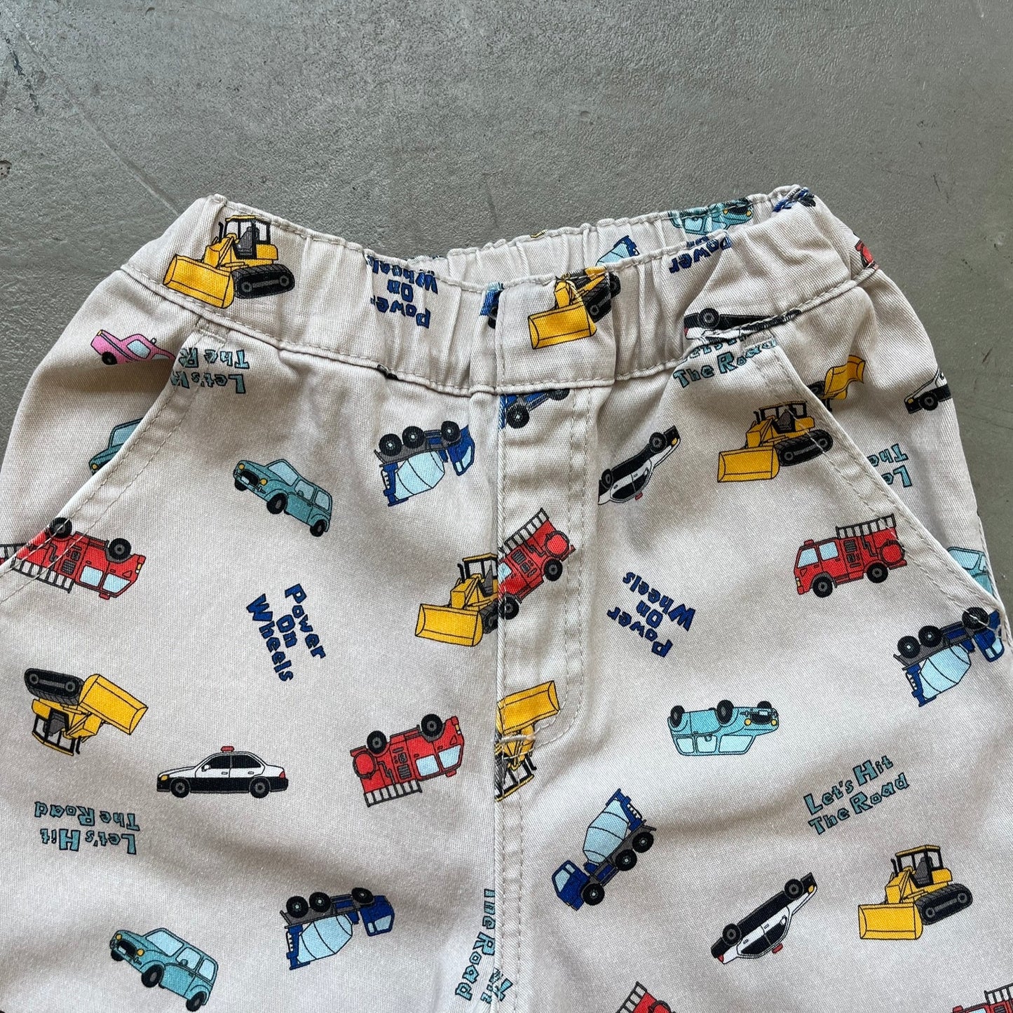 【働く車】総柄パンツ