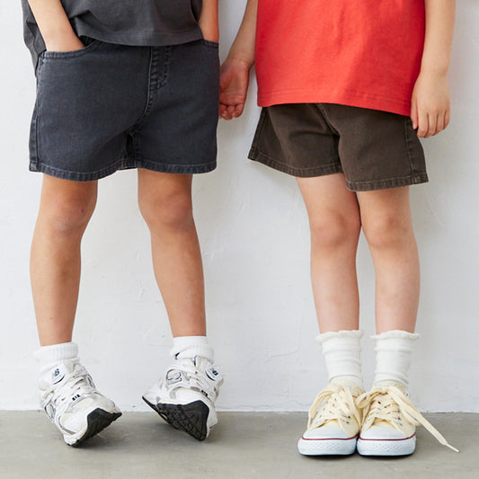 製品染めショートパンツ