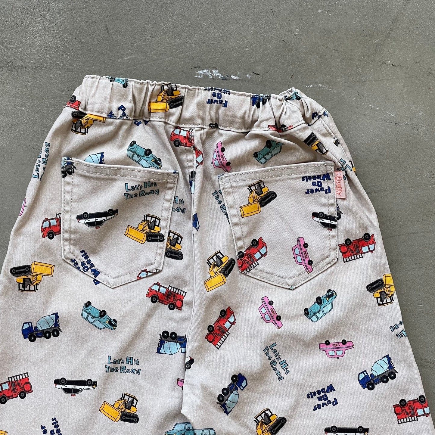 【働く車】総柄パンツ