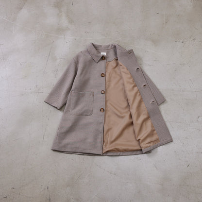 千鳥柄ロングコート