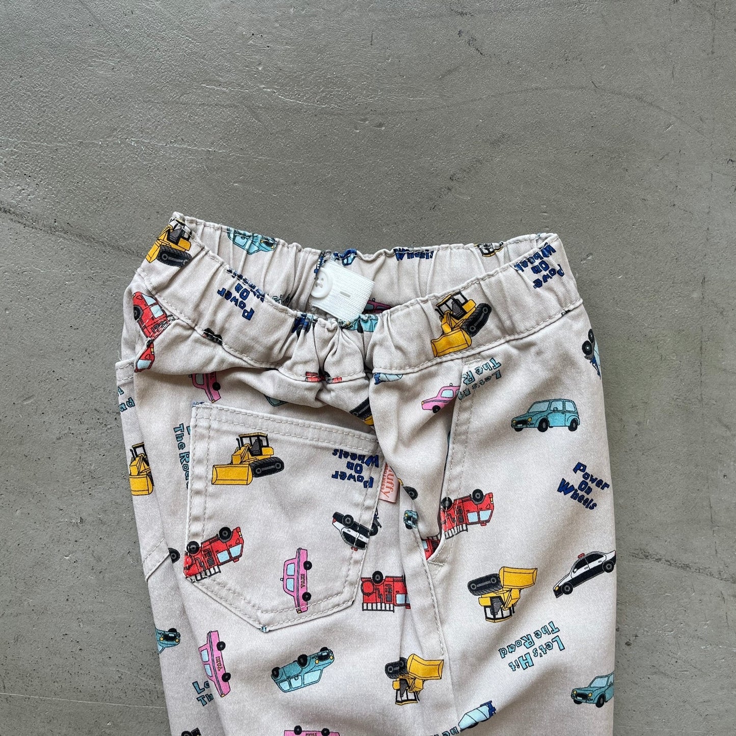 【働く車】総柄パンツ