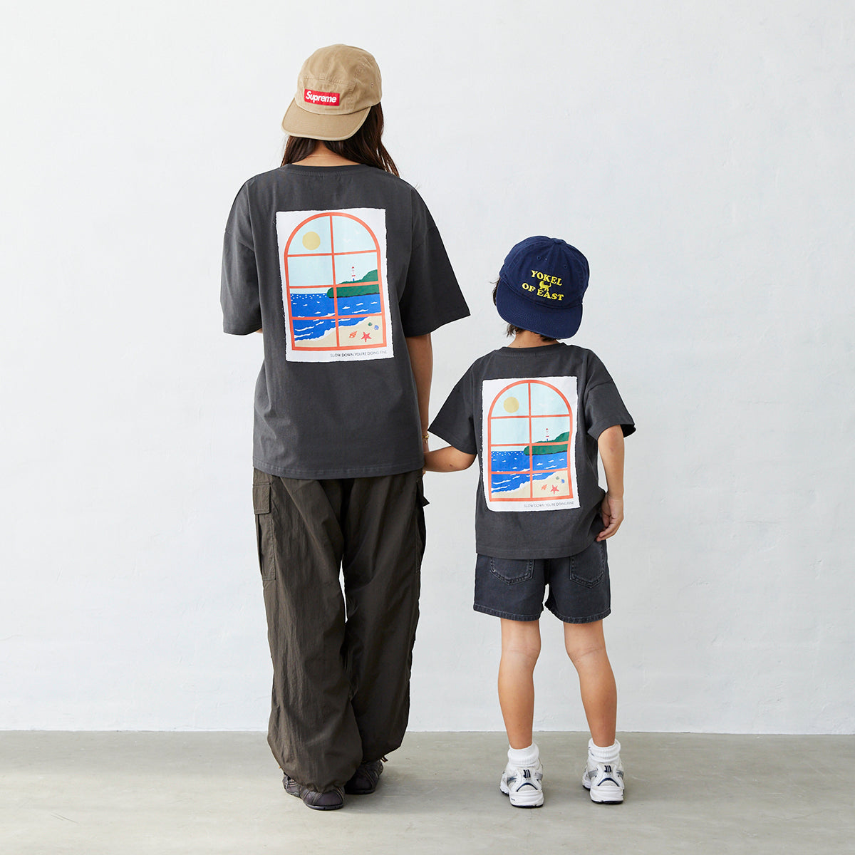パネルプリントTシャツ