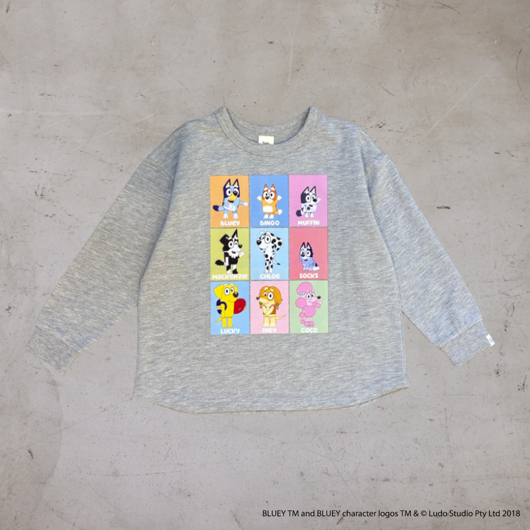 【ブルーイ】ミニ裏毛トレーナー