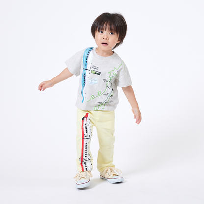 【JRの電車】連結プリントパンツ