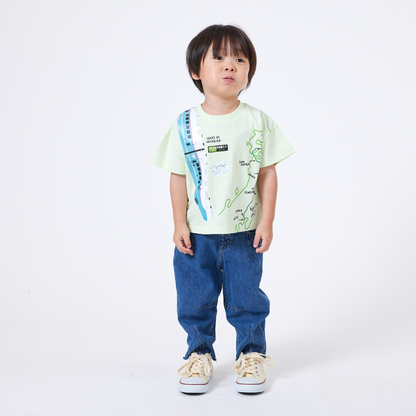 【JRの電車】連結プリントTシャツ